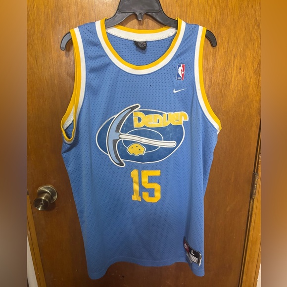 Nike rewind Carmelo Anthony Denver Nuggets #15 jersey great condition LARGE - Picture 1 of 6